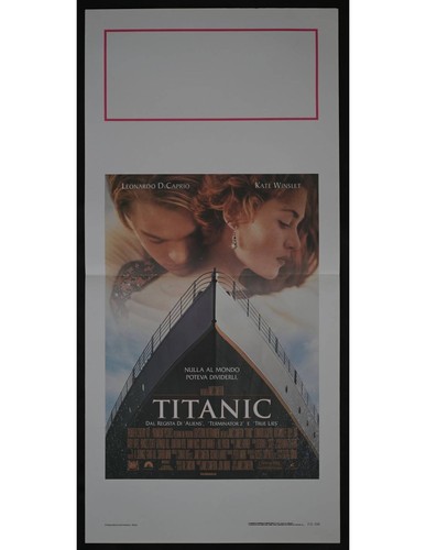 Locandina titanic leonardo - locandina,