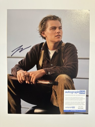 Signed leonardo caprio - leonardo,